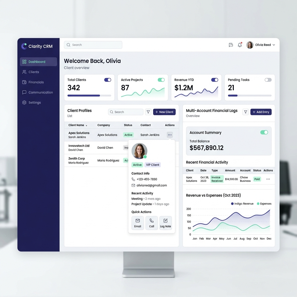 Client Management UI